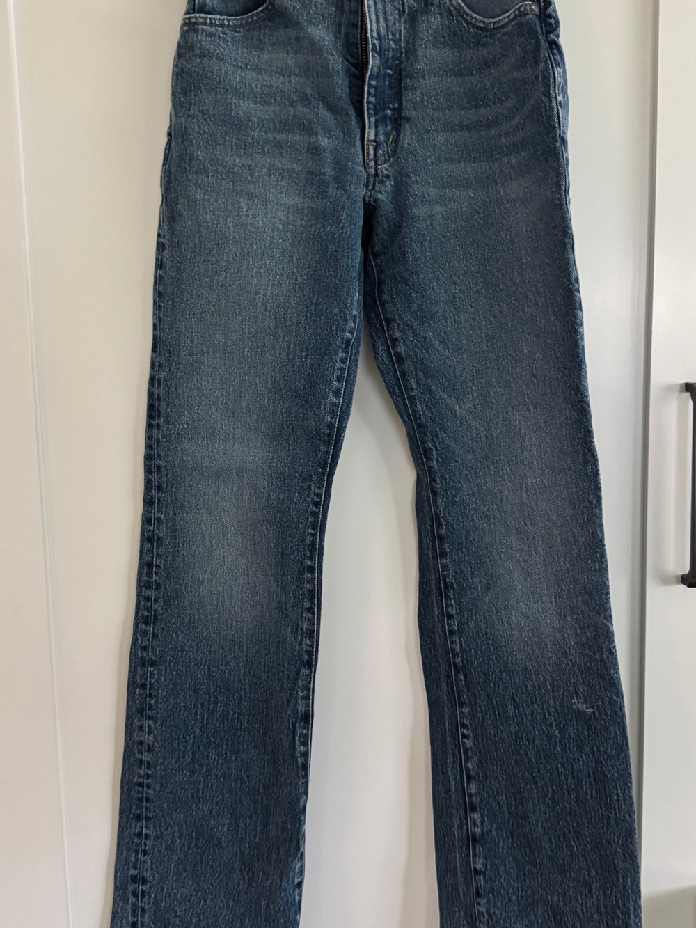 Madewell Women’s Classic Straight-Leg Jeans in Dark Blue